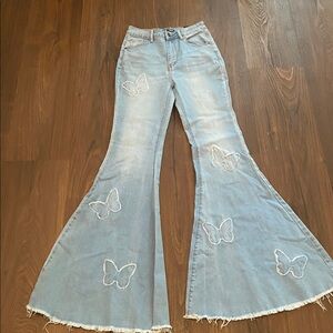 Fashion Nova Women's Bell Bottom Jeans